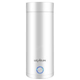 400ML Portable Electric Kettles Tea Coffee Kettle Mini Travel Boil Water Stewable Keep Warm Appliances Thermo Anti-Scald Bottle