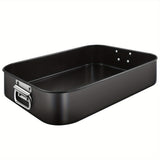 1pc, Lasagna Pan, Baking Pan For Oven, 40.64x30.48x7.62 Cm Baking Dishes For Oven, Roasting Pan Brownie Pan With Handles, Rectangle Cake Pans Sets For Baking, Deep Baking Pan, Nonstick Bakeware