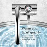 Instant Heater Faucet Tankless Heaters Kitchen Hot Water Tap Bathroom Heating Electric 220v Stainless Steel Shell