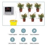 Controller Garden Drip Irrigation Device Intelligent Solar Drip System Timer Double Pump Automatic Watering Device for Plants
