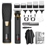 Resuxi 652 Professional High Power Clipper Set for Men Barber Rechargeable Hair Salon T Blade Trimmer hine Tools