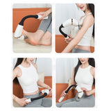 Electric Massager Gun - Health Care Deep Muscle Stimulator. Massage for Relaxation and Anti-Stress. Body Saude. Helps with Cellulite