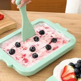 Instant Ice Roll Maker Pan DIY Kitchenware hine for Homemade Rolled Cream Sorbet Gelato Frozen Yogurt