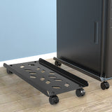Computer with Rolg Caster Wheels Steel Heavy-Duty Tower Stand PC or Cart Office Desk Accessories