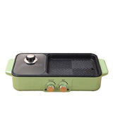 3 in 1 Electric Breakfast Maker Non-Stick Multifunction Cooker with Toaster Oven and Frying Pan for Home Use Plastic Housing