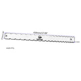 Guitar Notched Straight Edge Luthiers Tool Edge String Action Ruler Guitar Notched Straight Edge String Height Gauge NEW