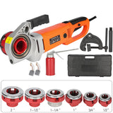 Portable Electric Handheld Threader Gaanized Pipe Threading hine 2300W