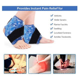 Medical Brace Ice Pack Hot Cold Therapy Flexible Gel Bead Reusable Foot Cooling Aid Sport Injury Pain Relief Ankle Support