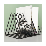 Vinyl Record CD Magazine Storage Album Display Rack Multifunctional Vertical Creative European Art Collection
