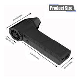 130000 RPM Mini Turbo Jet Fan Violent Turbofan USB Rechargeable Brushless Motor 52m/s High Speed Duct Blower