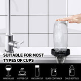 Faucet Rinser,For Kitchen Sinks,Bar Glass Washer For All Kinds Of Cup,Can Be Cleaned 360 Degrees,No Dead Corners