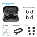 Earphone High Power Mini Sports Headphones Noise Cancelg in-ear Bluetooth Headset IPX7 Stereo Earbuds 20 Hours Head Phones