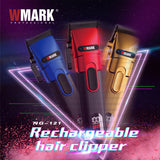 NEW Professional Trimmer for Men WMARK NG-121 7000RPM/6500 RPM Hair Rechargeable Clipper with LED Display