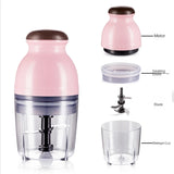 Mini Electric Garlic Chili Vegetable Chopper Portable Mixer hine Crusher Kitchen Meat Grinder Blender
