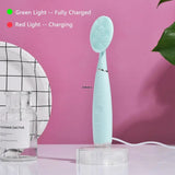 Waterproof Silicone Cleansing Tool Portable Electric Handheld Facial Cleaning Brush Mini Pore Cleaner