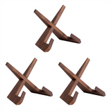 Stand for - 3 Pcs 6.5 Inch Plate Holder Display Wooden Picture Frame Stand, Table Top Easels