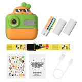 48MP Instant Digital 1080P Child Selfie Camera Toy 2 Inch IPS Screen Gifts for Girls Boys Birthday Holiday Travel