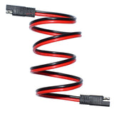 12AWG 100cm Extension Cable to Quick Disconnect Wire Harness SAE Connector for Solar Panel Battery Cars Tractor