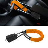 Automobile Car Steering Wheel Seat Lock Accessory ABS+Steel Rope Automotive Supplies With 2 Key