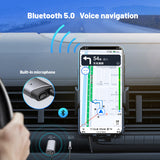 Car MP3 Music Player Bluetooth 5.0 Receiver Handsfree Car Audio Kit With Mic 3.5MM Jack Support TF Card Play