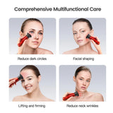 Electric Massager Bian Heating Face Massage For Neck Tighten Lift Facial Skin Energy Stone Needle Warm Guasha
