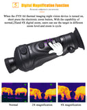 A6 Infrared Thermal Imaging Hand-hold Digital Optica Night Vision Thermal Connect External HD Screen for Outdoor Hunting Patrol