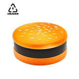 CRUSHER Hamburger Cigarette Mill Grinder 3 Layers Tobacco Herb Grinders Diameter 55mm Herbal Crusher for Smoking Accessories