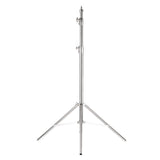 280cm/110in Heavy Duty Photography Stand Tripod Stainless Steel with 1/4" 3/8" Screw for Studio Softbox Video Light Flash