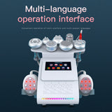 2023 Newest 9in1Electic Ultrasonic Cavitation Machine Professional Vacuum Radio Frequency Skin Tightening Body Sculpting Machine
