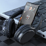 Headset Over Ear Bluetooth Earphone Subwoofer Earpiece Wireless Headphones with Microphone Big Earmuff for PC TV Phones Hot Sale