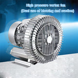 220V 380V 1500W Blower Industrial High-pressure Air Centrifugal Vacuum Pump Vortex Suction Fan Fish Pond Aerator