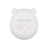 TWS Bluetooth 5.0 Earphones Cute Cat Ear Charging Box Wireless Headphone Sports Earbuds Touch Binaural Headsets With Mic