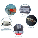 Commercial 120W Electric Scaler Fish Remover Cleaner Battery Descaler Scraper Waterproof Seafood Knife Tool Kitchen