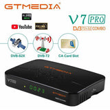 GTMEDIA Pro h.265 hevc with CA Card Slot Satellite receiver DVB S2/S2X/T/T2 Decoder vs GT media V7 S5X V7HD solovox v6 v8 tur