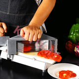 Manual Commercial Tomato Lemon Cheese Fruits Vegetable Cutter Slicer Kitchen Gadgets