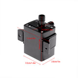 Anself Ultra-quiet Mini USB DC5V 2.3W Micro Brushless Water Oil Pump Waterproof Submersible Fountain Aquarium Circulating 220L/H