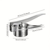 1pc, Juicer, Multifunctional Fruit Vegetable Juicer, Stainless Steel Manual Water Squeezer With Packaging Box Kitchen