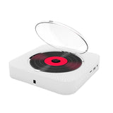 Portable Bluetooth 5.1 Stereo CD Player with LED Display and Infrared Remote Control