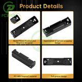 New DIY ABS Power Bank Cases 18650 Battery Holder Storage Box Case 1 Slot Batteries Container Hard PinA
