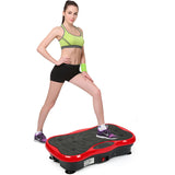 Exercise Fitness Slim Vibration Trainer Platform with Body Shaper Resistance Band. 120KG Max Bearing. HWC.