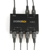 DOREMiDi HUB-3 USB Power Converter MIDI 3×3 Interface Box Controller Adapter AU