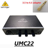 BEHRINGER U-PHORIA UMC22 Live Recording Audio Interface Mic Amplifier USB External Audio Interface