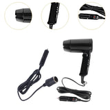Mini Car Travel 12V Professional Practical Small Hair Blow Dryer for RV Gym Auto Hotel
