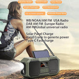 D588 New Product Radio Speakers Box Outdoor Smart Speaker With Solar Panel/Hand Crank Power
