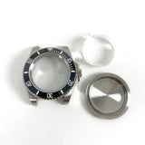 40mm Accessories SUB Stainless Steel Watch Case Sapphire Glass Ceramic Ring +Watch Band Set for 8215 2813 Movement