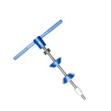Bike Headset Cup Press in Tool Aluminium Alloy Handle Bearing Installer for Bicycle Repair Professional Blue Sturdy