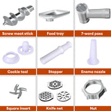 Electric Meat Grinder and Sausage Stuffer - Heavy Duty for Home Kitchen & Commercial Use
