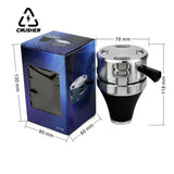CRUSHER Metal Charcoal Holder Set Bowl Tinfoil-free Pot Carbon Chicha Bowls Removable Hookah Smoking Accessories