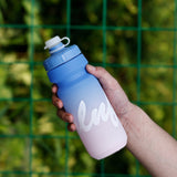 710ML Bottles Outdoor Sport Camping Drink Gradient Cup Holder Portable Mountain Bicycle Water Bottle Cycg Equipment