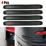 4pcs Universal Car Bumper Corner Rubber Strip Anti-rub Protector Guards Parts